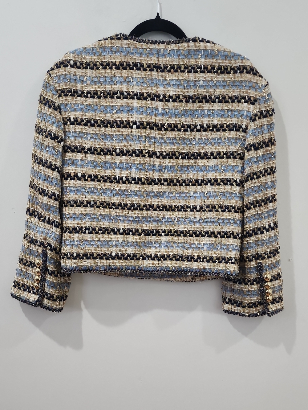 Veronica Beard Sumira Metallic Tweed Jacket - Picture 7 of 16